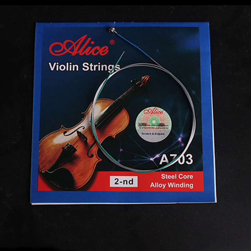 Professionele Vioolsnaren Viool Zilver Gewonden E A D G Single Strings Vervanging Voor Violen Muziekinstrument Accs
