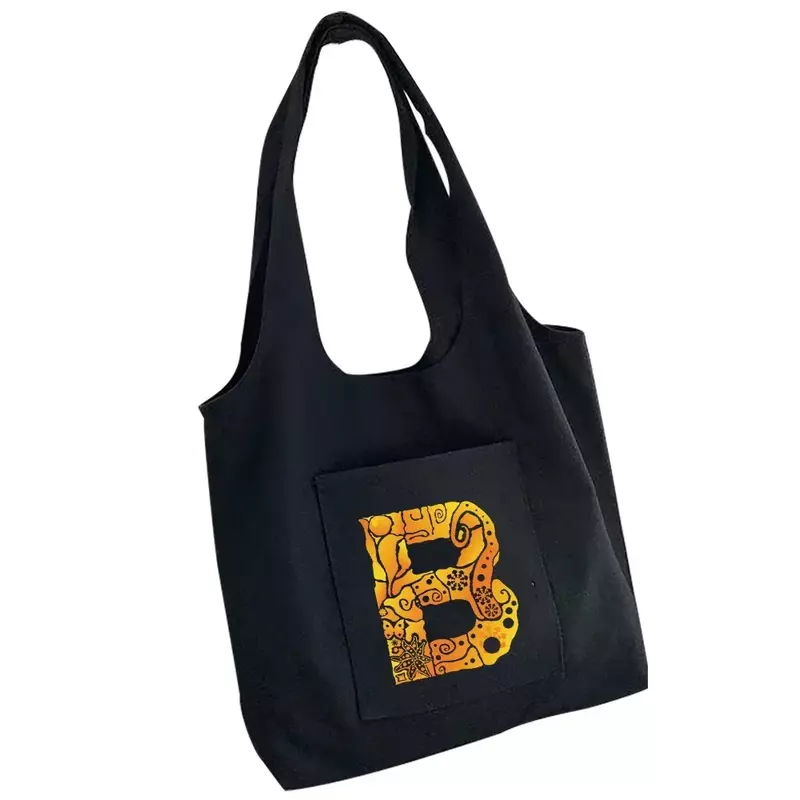Складная Экологически чистая сумка для покупок TOUB032, модная сумка-тоут с выгравированным рисунком и надписью, складная сумка, Удобная дорожная сумка