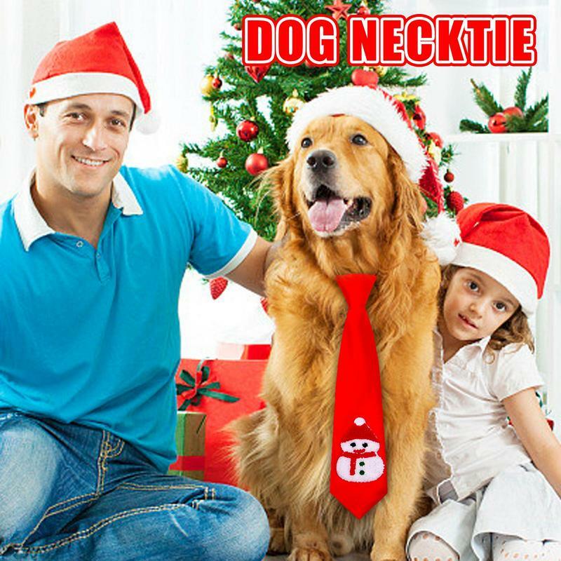 Pet Bow Tie Christmas Dog Collar Soft And Adjustable Pet Neck Tie Party Formal Neck Ties For Large Cats Puppy Pets Dogs