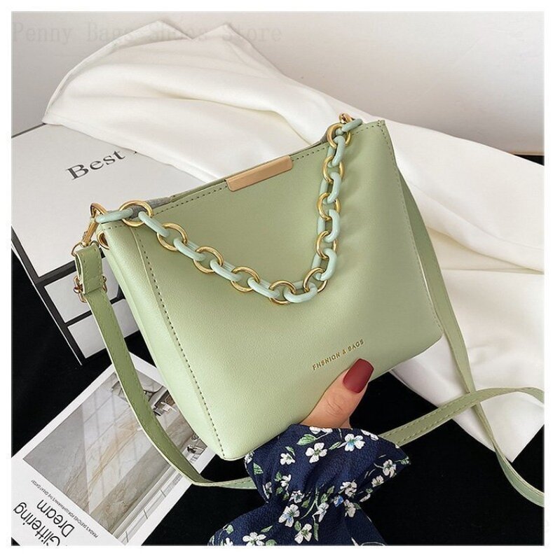 2024 New Popular Bags For Women Solid Color Fashionable And Versatile Ins Single Shoulder Crossbody Bag For Women
