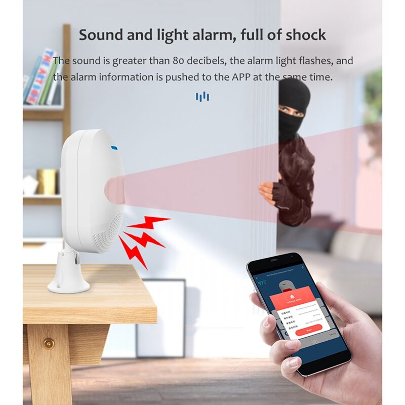 Czujnik czujnik ruchu czujnik podczerwieni czujnik ruchu z alarmem System alarmowy do domu