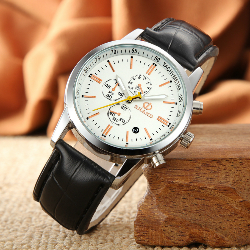 Venda quente relógios masculinos pulseira de couro analógico quartzo relógios masculinos casuais relógios esportivos preço barato dropshipping reloj hombre