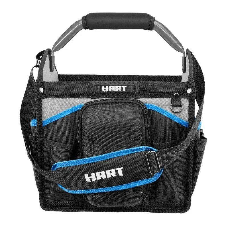 HART 12-inch Tool Tote with Rotating Handle