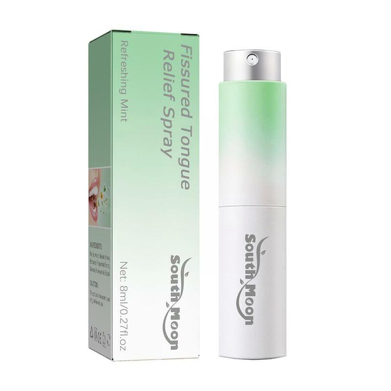 New Breath Freshener Spray Fresh Mint Flavor Natural Cleaning Essence Freshening Breath Mouth 8ML Spray Odor Portable Q4Q6
