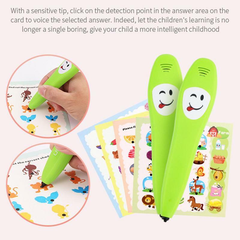 Reading Learning Pen Learning Machine With Cognitive Common Sense Study Cards Talking Flash Cards Educational Toys For Toddlers