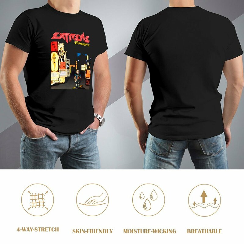 Ekstremalny Album zespołu dla fanów t-shirt t shirt t shirt wagi ciężkiej kawaii ubrania koszulki treningowe dla mężczyzn
