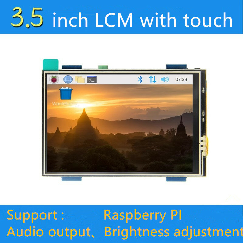 3.5 calowy ekran dotykowy monitora komputer USB HDMI 480x320 dla Raspberri 3 Model B/pomarańczowy Pi (gra wideo)