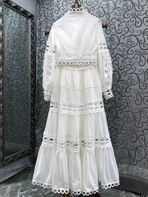 Lingzhiwu-مجموعة من أعلى قصيرة وتنورات طويلة للنساء ، تنورة عالية الخصر مع تصميم زهرة ، لون أبيض ، جديد