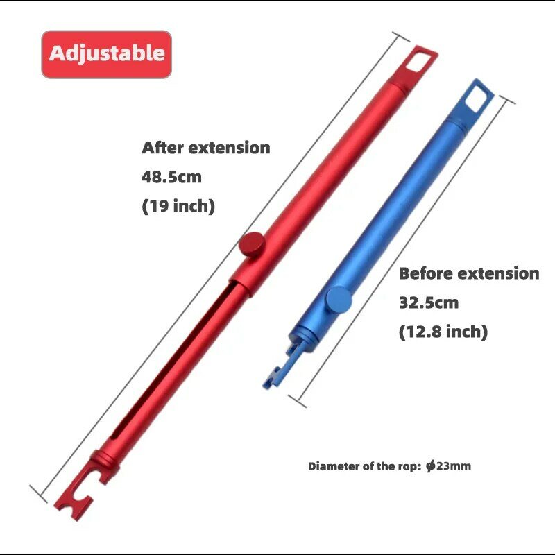 Universal Support Rod For Car Polishing Vehicle Door Trunk Fixed Pole Paint Glossy Holder Bracket Adjustable 32-48cm Strut Bar