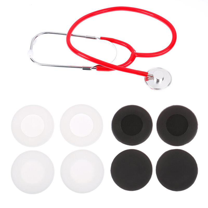 4 Stuks Wegwerp Silicone Stethoscoop Cover Hoofd Diafragma Protector Vervangende Onderdelen Accessoires 6 Kleur Mouw Covers