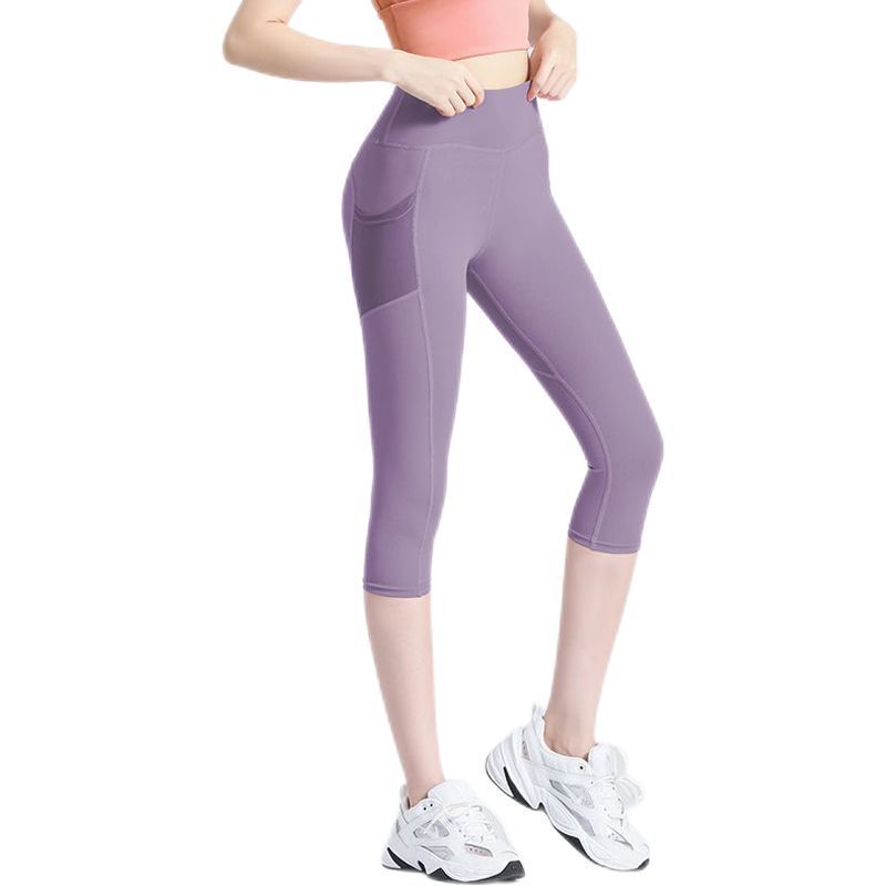 Pantalon de yoga sans couture pour femmes, vêtements de sport, taille haute, leggings de fitness, vêtements de sport, Q53