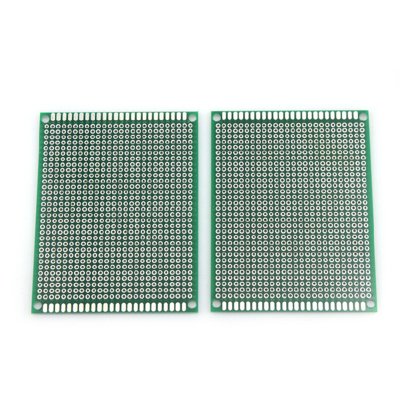 5 buah/Lot 7x9cm papan PCB prototipe sisi ganda 7*9cm papan sirkuit cetak Universal untuk pelat tembaga PCB eksperimental Arduino