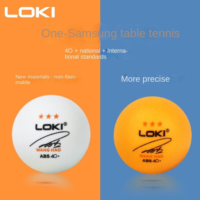 Loki Ténis de Mesa Seamless Training Ball, Samsung, Jogo Durável, Profissional Sem Costura, Novos Materiais, 40 +
