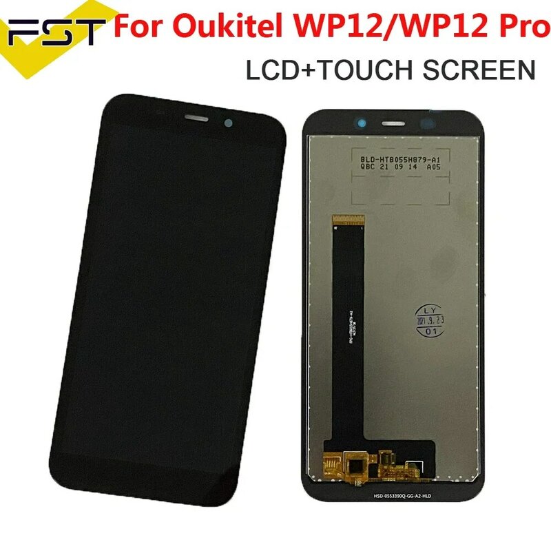New Original 5.5" For OUKITEL WP12 LCD Display +Touch Screen Digitizer Assembly Parts For Oukitel WP12 Pro Display LCD