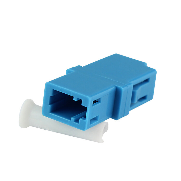 Simplex LC/UPC fibra óptica acoplador bunda fibra óptica adaptador fibra óptica flange conector pequena tomada quadrada