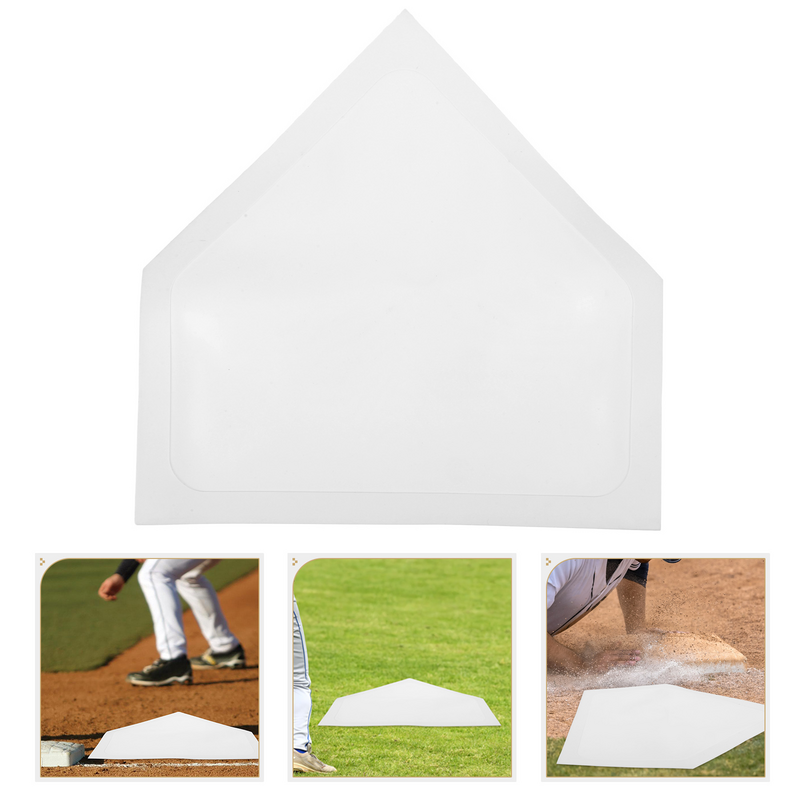 Pitcher bisbol Softball, piringan Baseball rumah, bola lempar portabel, piring latihan bisbol Gym, dapat digunakan kembali