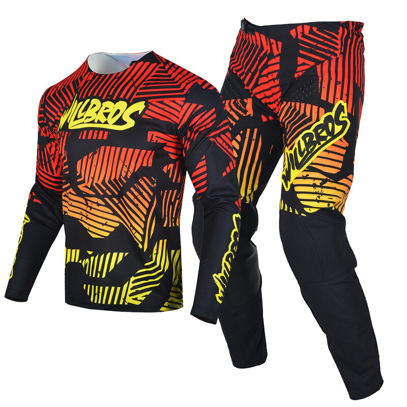 Willbros – maillot et pantalon pour Motocross Flexair Mach, combinaison pour vélo tout-terrain, équipement de course de descente