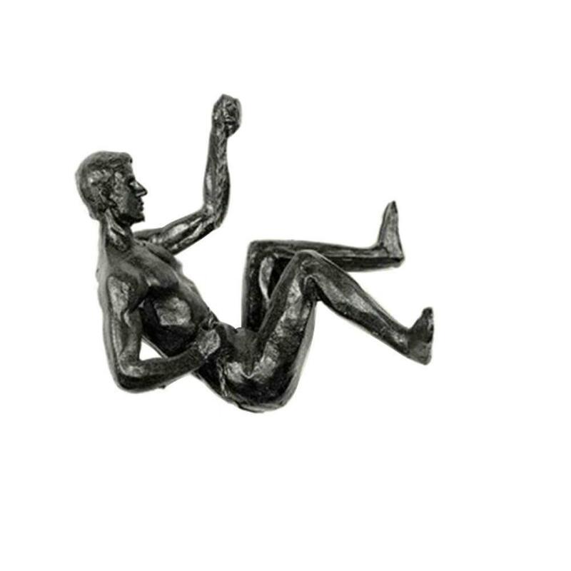 Figurine d'athlète d'escalade en résine pour homme, décoration murale suspendue, Sculpture, Statue, nouveau décor rétro 2023