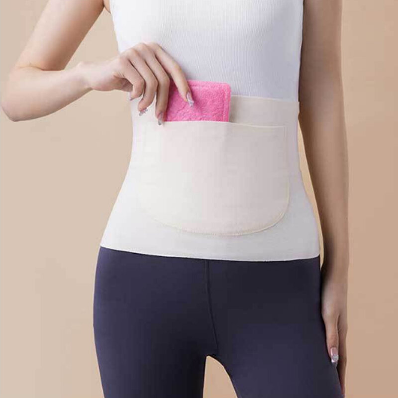 Winter thermische Taillen stütze Unisex elastische Hüftgurte für Fitness Bauch Rücken druck wärmer Innen bekleidung Kummer bund Samt