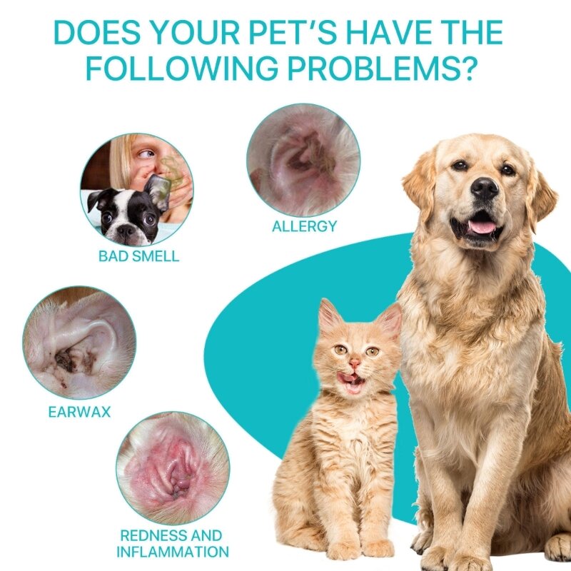애완동물 귀 제모 파우더 귀 털 제거용 캐주얼 파우더로 애완동물을 위한 좋은 귀 위생을 유지하세요