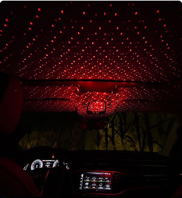 Projecteur d'étoiles et de galaxie, lampe Laser de plafond pour toit de voiture, planétarium, nouveauté