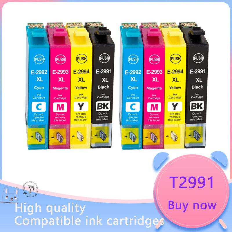 Cartucho de tinta Compatible con EPSON, T2991, 29XL, XP255, XP257, XP332, XP335, XP342, XP 235, 245, 247, 255, 257, 332, 335, 342