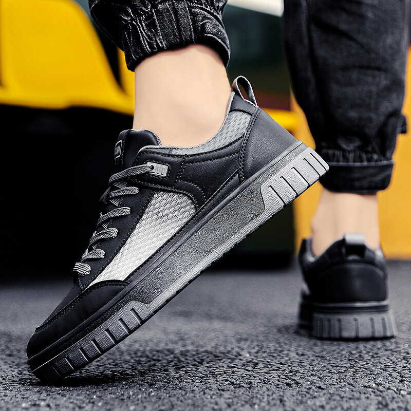 2024 seasons new men's low-top trend board shoes breathable sports leisure fashion youth flat small white shoes male wholesale