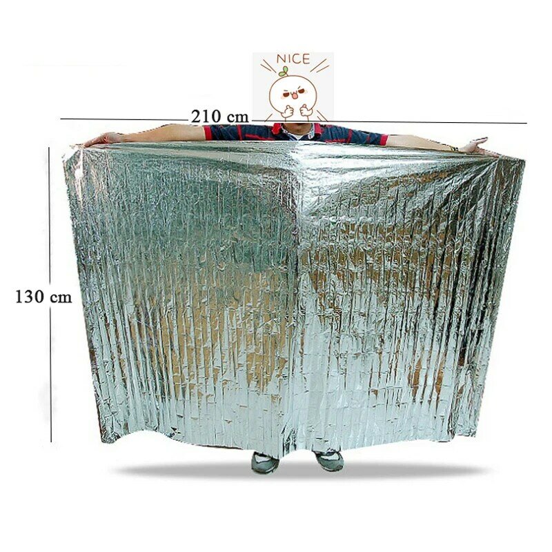 Outdoor Moisture-proof Portable Insulation PET Foil Thermal Field First Aid Blanket Temporary Escape Signal Reflective Film