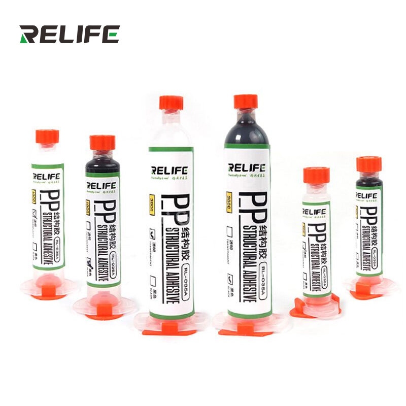 RELIFE RL-035A PP Structural Adhesive Black /Transparent Bonding Glue For IPhone Android Middle Frame Back Cover Repair Tools