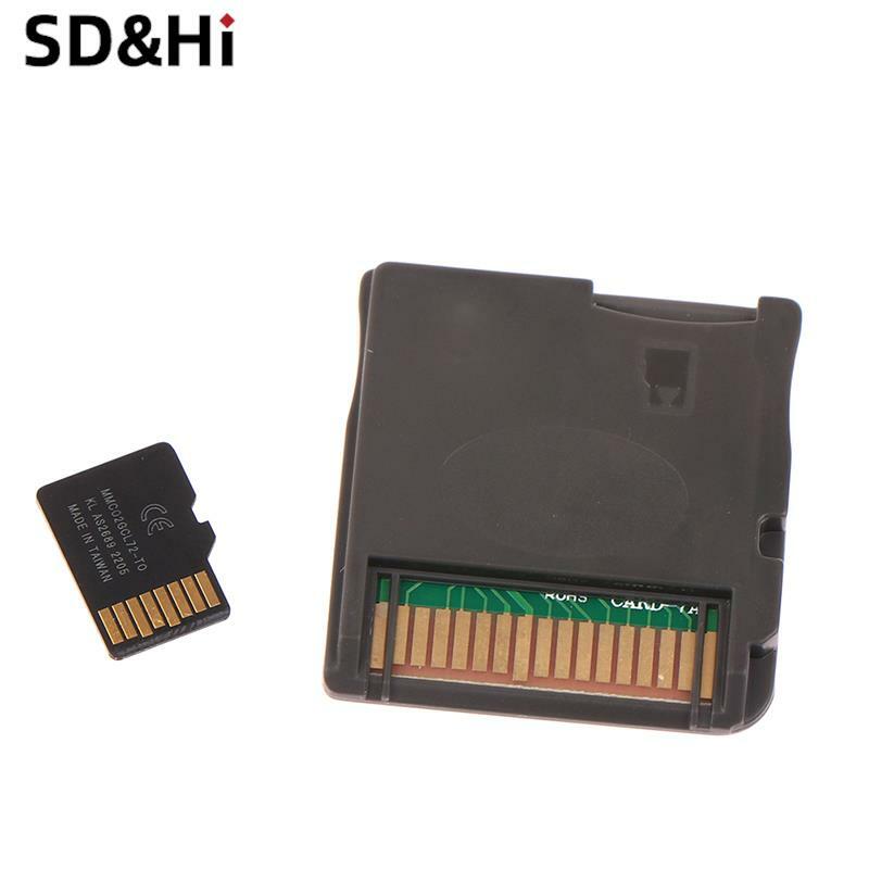 Tarjeta de memoria de videojuegos R4 para Nintendo, adaptador de tarjeta TF, lector de tarjetas ardiente, NDS, NDSL, R4, DS