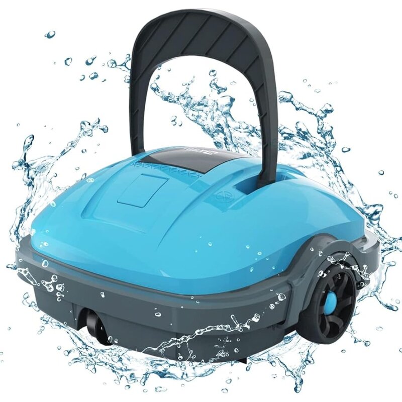 WYBOT Cordless Robotic Pool Cleaner, Automatic Pool Vacuum, Powerful Suction, Dual-Motor, for Above/