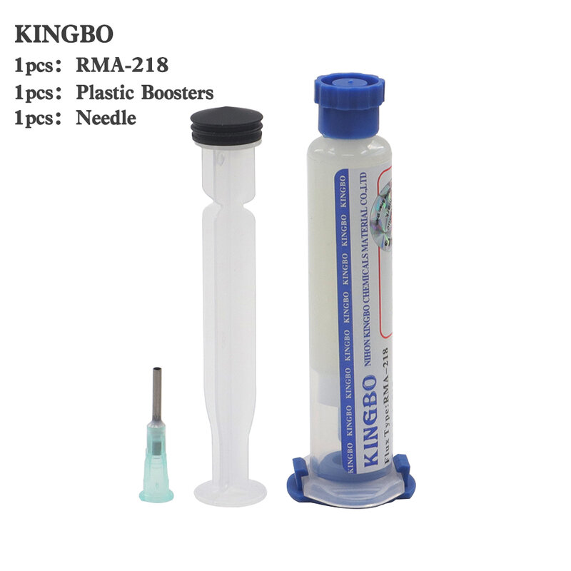KINGBO-RMA-218 original, flujo de alta calidad, sin limpieza, entrega gratuita de agujas, 10CC