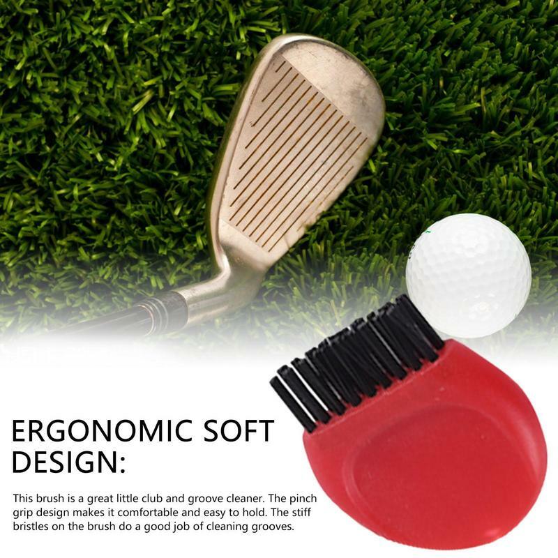 Mini cepillos de palo de Golf, cepillo de dedo, cerdas de altura aptas para limpiar cabezas de Golf, pelota y zapatos, ayudas de entrenamiento de Golf