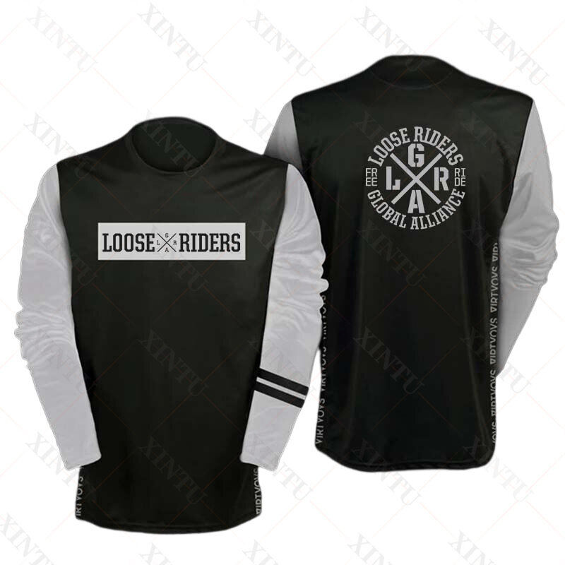 Loose rider motocross DH moto downhill jersey cclismo hombre jersey mtb mountain bike shirt mx bmx enduro sportswear