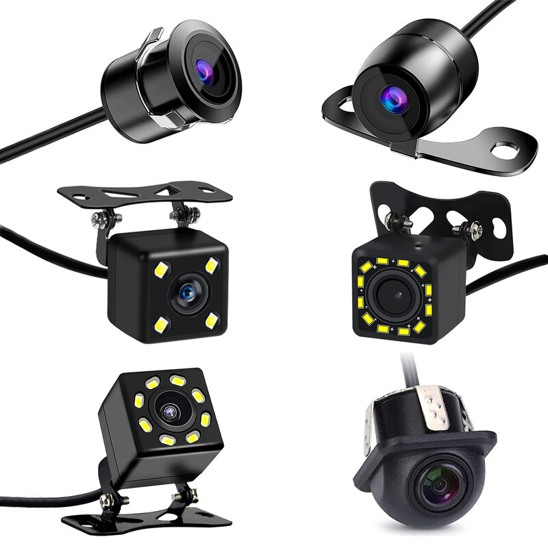 กล้อง IP68 kamera spion การมองเห็นได้ในเวลากลางคืนถอยหลังอัตโนมัติสำหรับรถยนต์, กล้อง CCD LED หน้าจอการสำรองข้อมูล170องศาภาพ HD