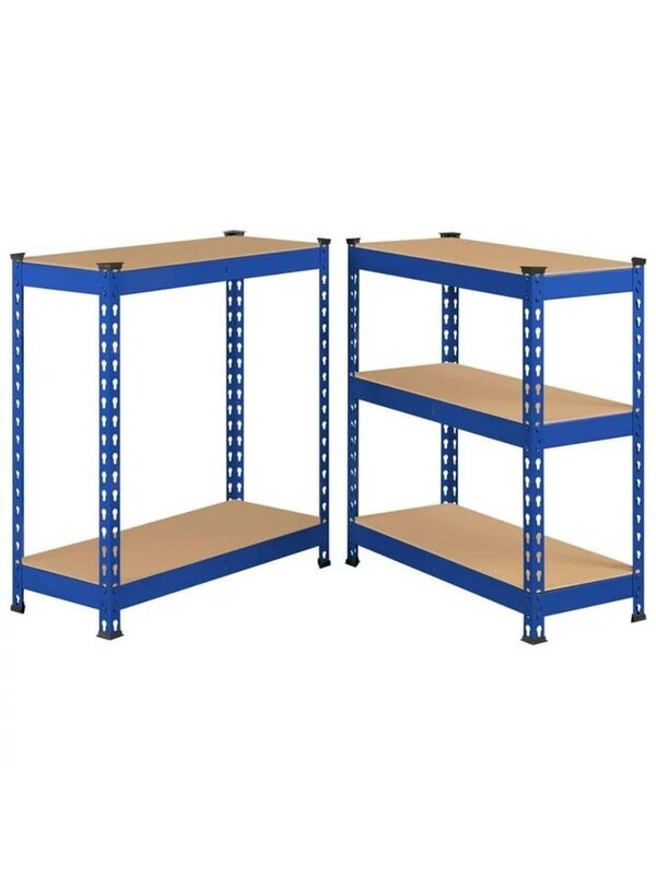 5-Shelf Boltless & Adjustable Steel Storage Shelf Unit, Blue, Holds up to 330 lb Per Shelf, 27.5 x 12 x 60 Inch