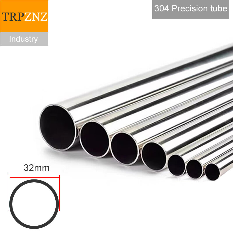 Tubo de precisión de acero inoxidable 304 de alta calidad, diámetro exterior de 32mm, diámetro interior de 30mm, 29mm, 28mm, 26mm, tolerancia de 0,05mm