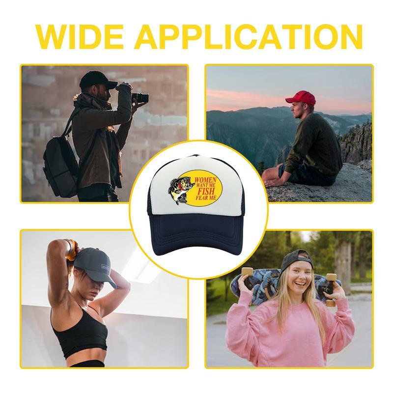 Men's Baseball Caps Hiking Hat Breathable Hat Sun Protection For Fishing Cycling Travel Hiking Picnic Baseball Shopping