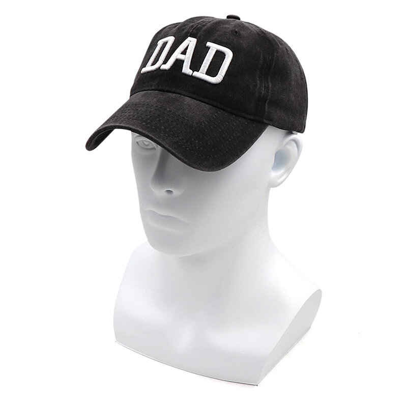 Sombreros de mamá y papá para el Día del Padre, sombreros bordados ajustables para exteriores, gorras de béisbol negras para parejas, regalos para mamá y papá