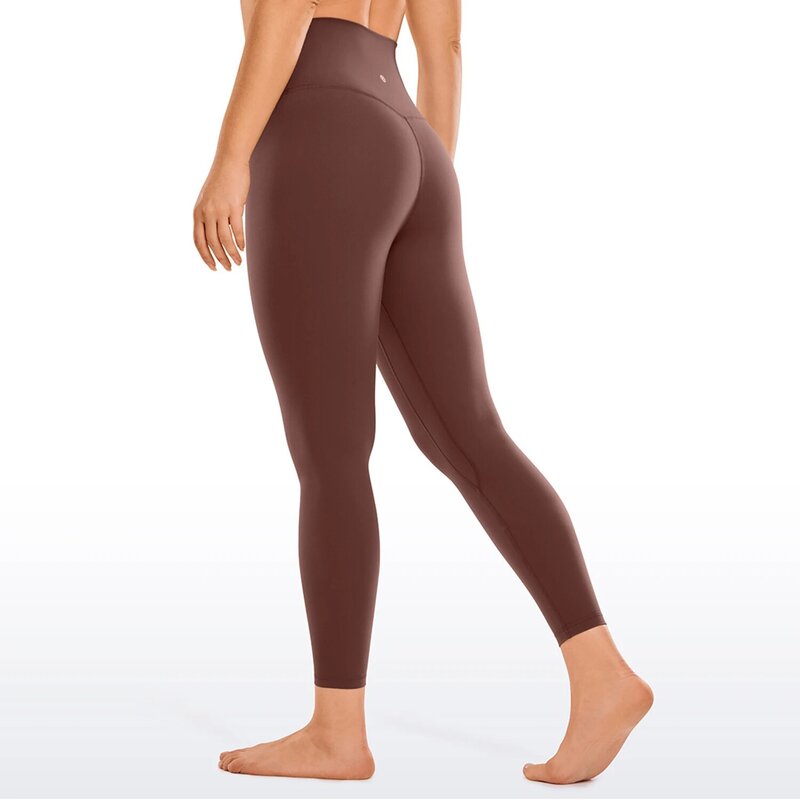 CRZ-mallas de YOGA de sensación desnuda para mujer, mallas de Yoga de 25 pulgadas, de cintura alta, suaves, mate, para entrenamiento, para correr