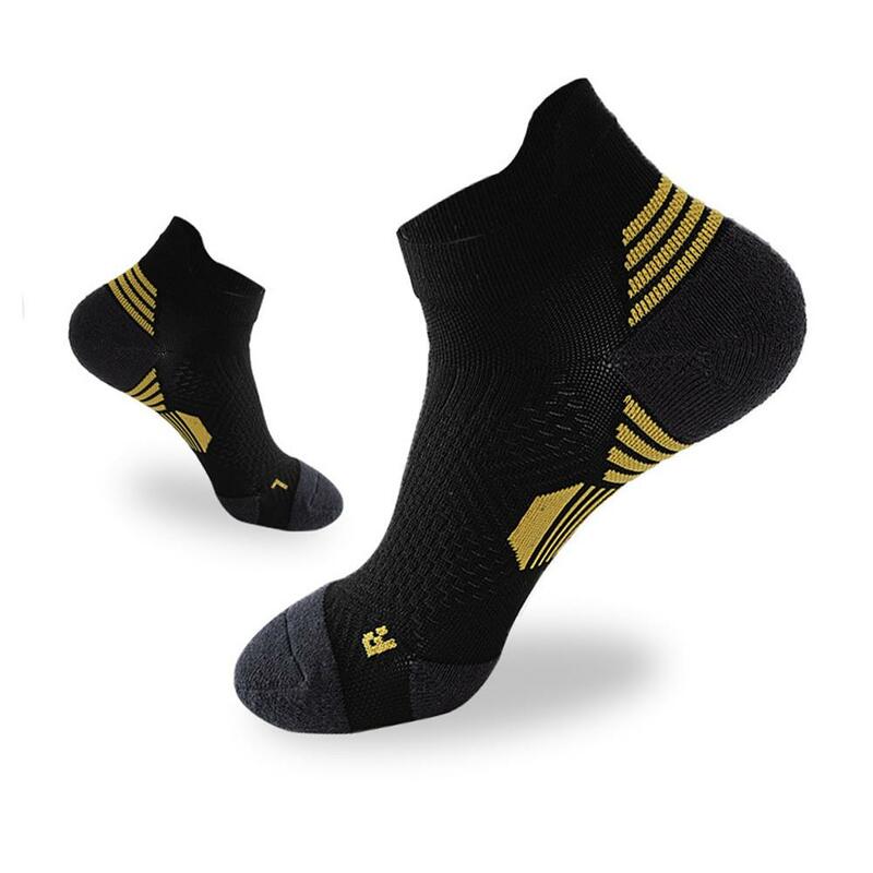 1pair Sports Socks Nano Anti Odor Socks Breathable Anti Men's Length Short Slip Mid Soft Running Socks Absorbent Sweat Fitn O7J3