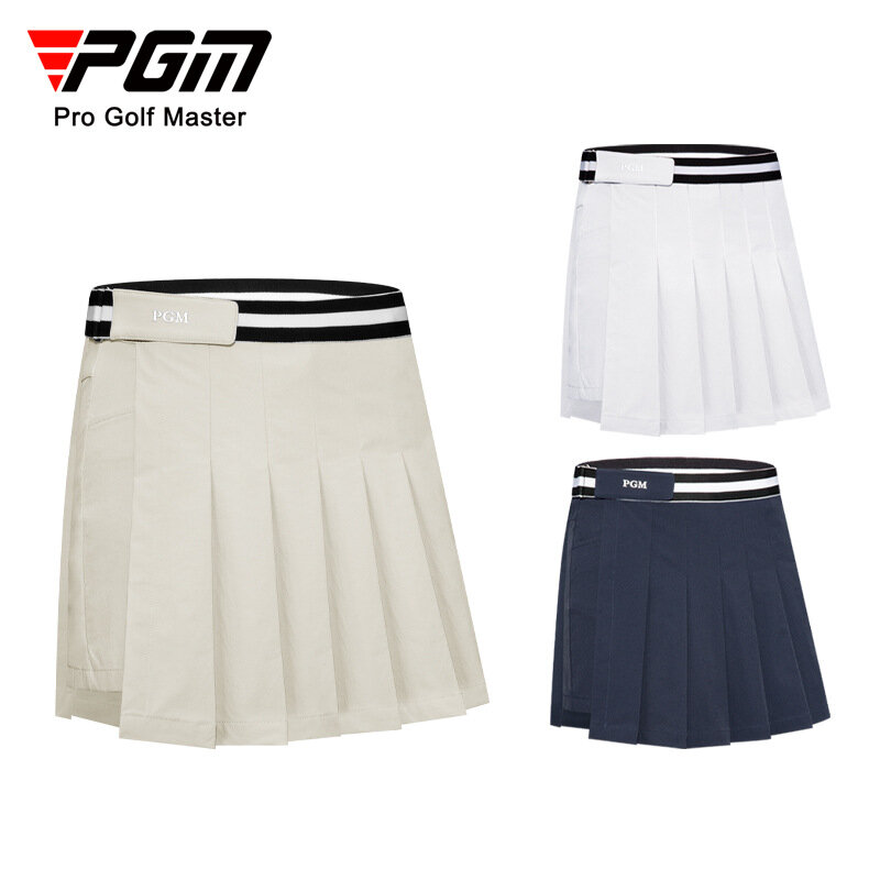 Женские короткие юбки для гольфа PGM 2 в 1, Спортивная юбка с эластичным поясом, модная новая юбка для отдыха, плиссированная юбка, брюки для женщин