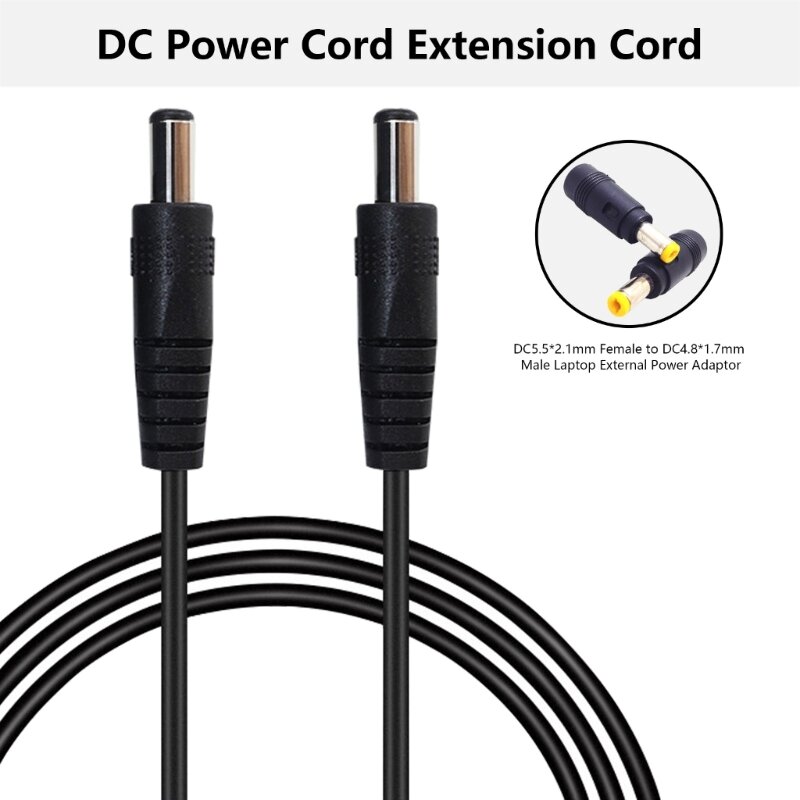 Conectores cable carga adaptador macho 5,5x2,1 mm a 2,5x0,7/3,5x1,35 mm