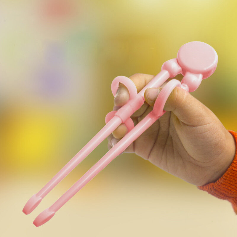 Sumpit latihan bayi, sumpit latihan belajar bayi portabel Satety, sumpit dapat digunakan kembali untuk anak-anak, pencerahan