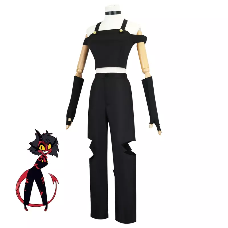 Anime Hazbin Cosplay Hotel Helluva Boss Millie Cosplay Costume Fancy Dress Outfit Costume uomo donna Costume di Halloween Set completo