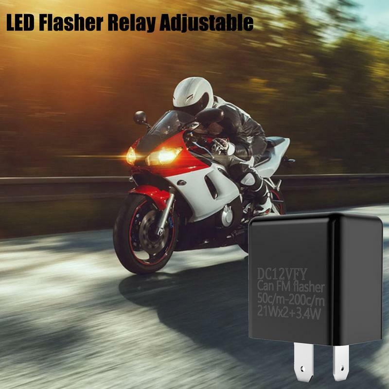 Eletrônico Turn Signal Flasher Relé, Indicador LED de motocicleta, Substituição direta
