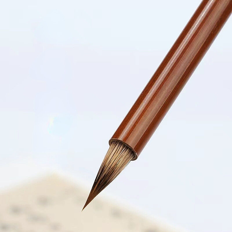 Кисть Weasel & из кроличьей шерсти, ручка для китайского бега, калигафная кисть, ручка, маленький обычный шрифт, светящаяся орлигенная