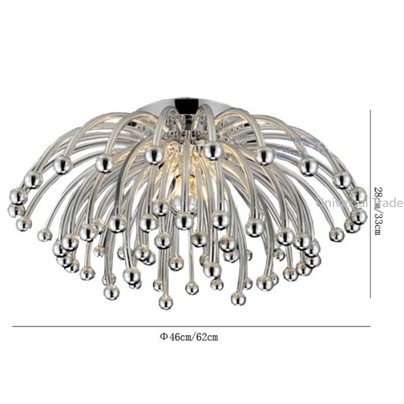 Hot Sale Chrysanthemum Ceiling Light Living Room Ceiling Wall Decorative Lamp Bedroom Ceiling Light Art Lamps and Lanterns