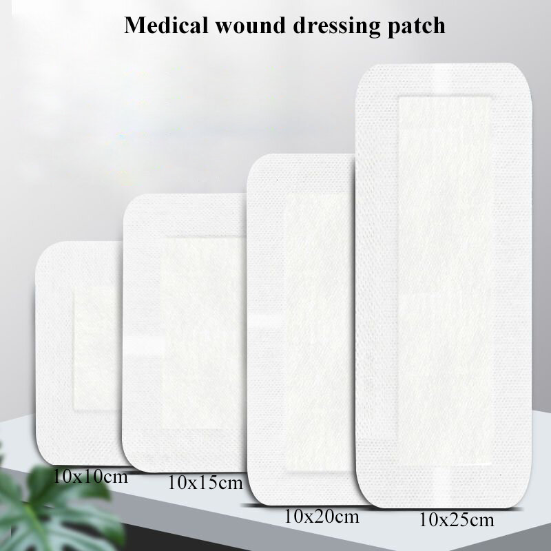 40Pcs 10x10/15/20/25cm Disposable Non-Woven Medical Wound Dressing For Coverage of Surgery Wound Incision Caesarean