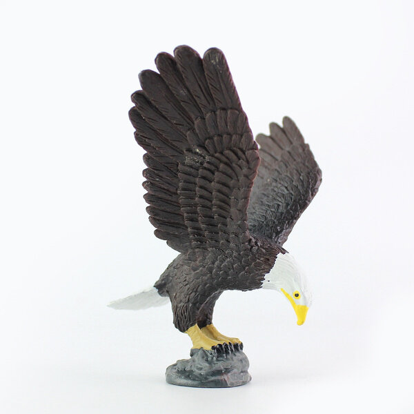 Simulação águia modelo de pássaro animal selvagem brinquedo plástico crianças brinquedos ciência e educação cognitiva ornamento presente